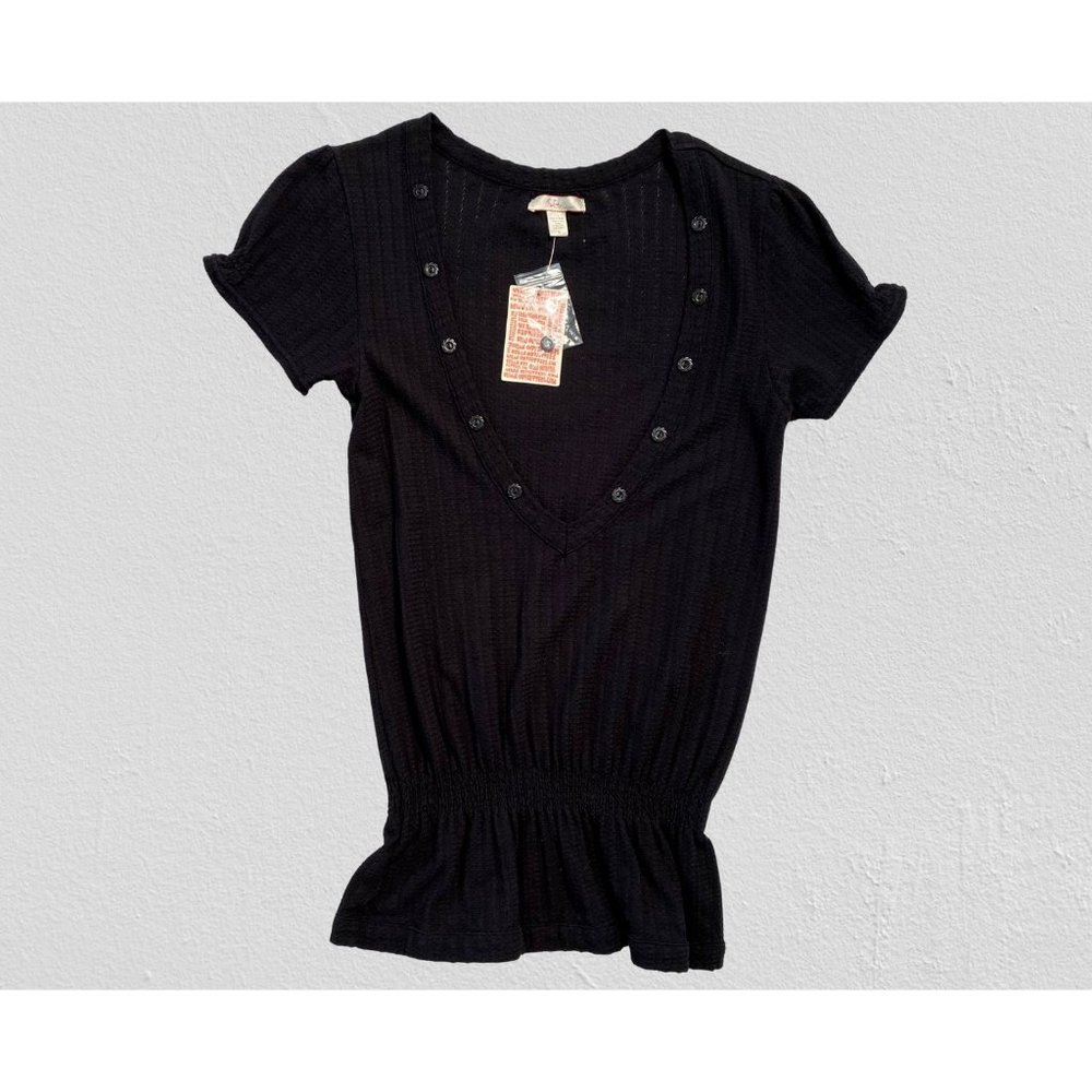 Lux by Urban Outfitters  Black Knit Top Size M NWT $48